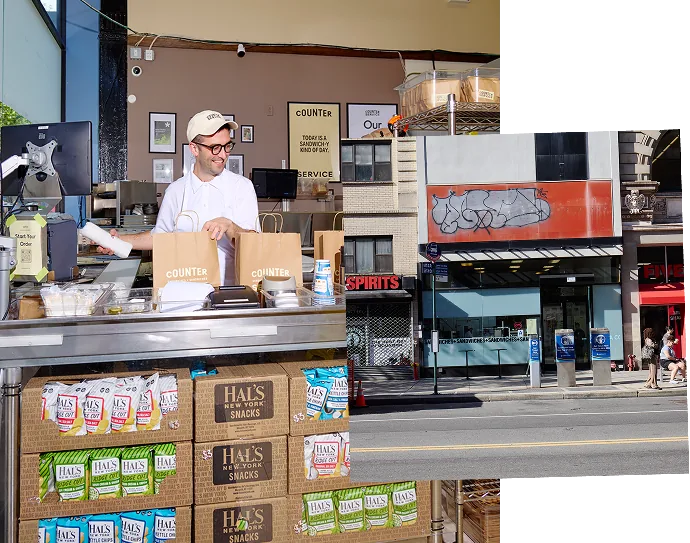 The counter at Counter Service